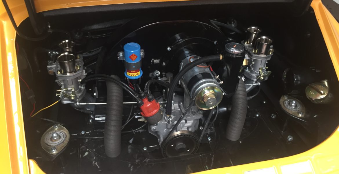 Montage moteur VW dans Porsche 912