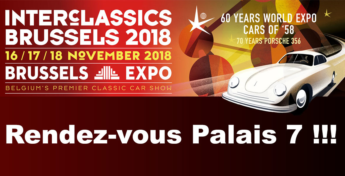 Nous serons présents à l'InterClassics 2018