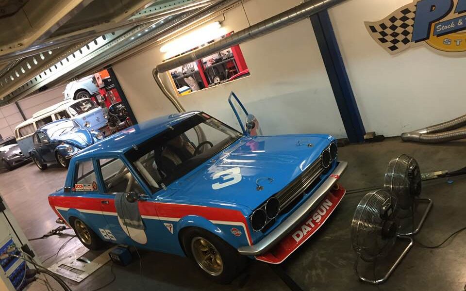 Datsun 510 1969 sur le banc de puissance moteur !