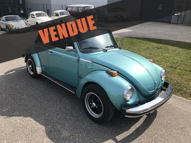 À VENDRE : VW Coccinelle cabriolet modèle US de 1979